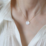316L Stainless Steel Puka Shell Carved NecklaceNecklace