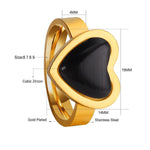 Elegant Black Opal RingRing