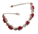 4mm*6mm 2.5ct Natural Ruby BraceletBracelet