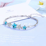 Blue Pentagonal Star Eternal BraceletBracelet