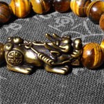 Copper Pixiu Feng Shui Tiger Eye BraceletBracelet