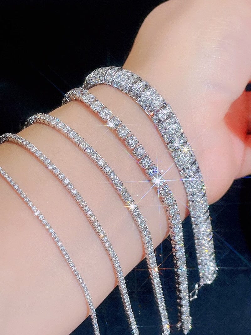 Sparkling Crystal Moissanite BraceletBracelet