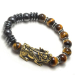 Copper Pixiu Feng Shui Tiger Eye BraceletBraceletTiger Eye Pixiu 3Normal (15-16cm)