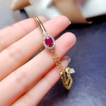 Vintage Natural Burmese Ruby Cuff BraceletBracelet