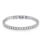 Diamond Tennis Silver BraceletBracelet
