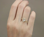 Moonstone Cats Eye Gold Plated RingRing
