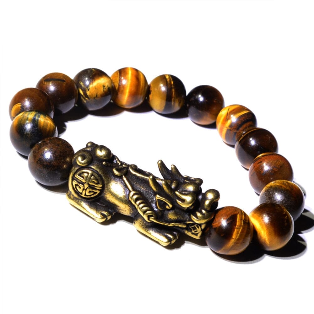 Copper Pixiu Feng Shui Tiger Eye BraceletBraceletTiger Eye Pixiu 1Normal (15-16cm)