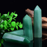 Aventurine hexagonal prism Healing Crystal Spot WandWand