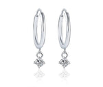 3 Carat Diamond Moissanite Ear Buckle 925 Sterling Silver EarringsEarrings