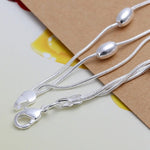 Three Line Gloss Ball Bracelet - 925 Sterling SilverBracelet