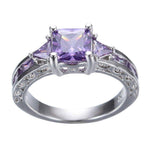 Amethyst White Gold Filled RingRing