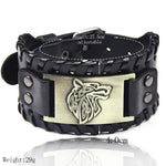 Punk Braided Rope Leather Cuff BraceletBraceletStyle 22