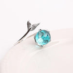 Resizeable Piece Of The Ocean 925 Sterling Silver RingRing