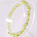 Stretch Irregular Shape Natural Stone Beads Peridot Olivine BraceletBracelet