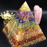 Orgone Seven Chakra Energy PyramidHome Decor