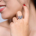 Butterfly Marquise Mystic Topaz & Amethyst RingRing