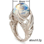 Angel Wings Moonstone RingRing