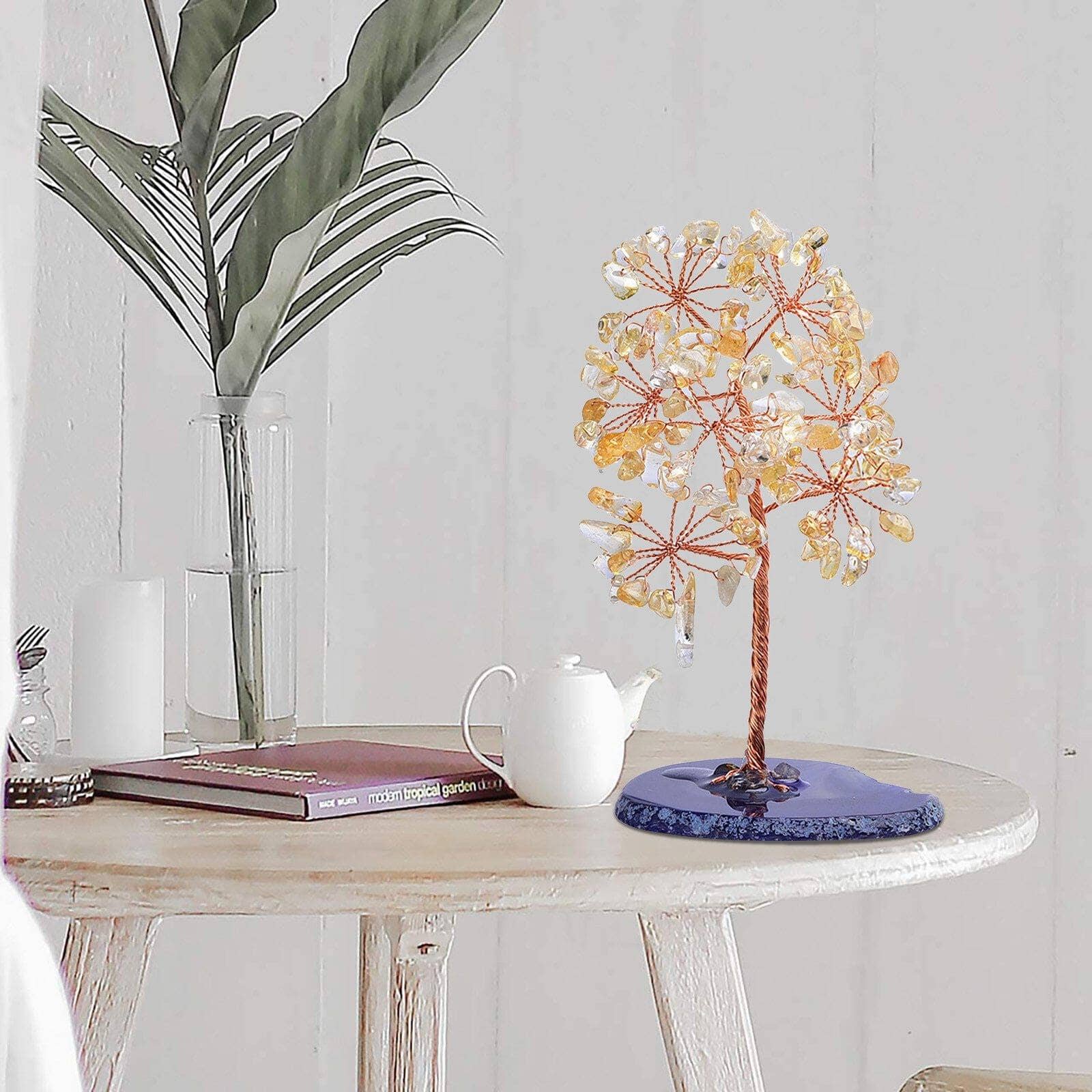 Natural Citrine Tree OrnamentHome Decor