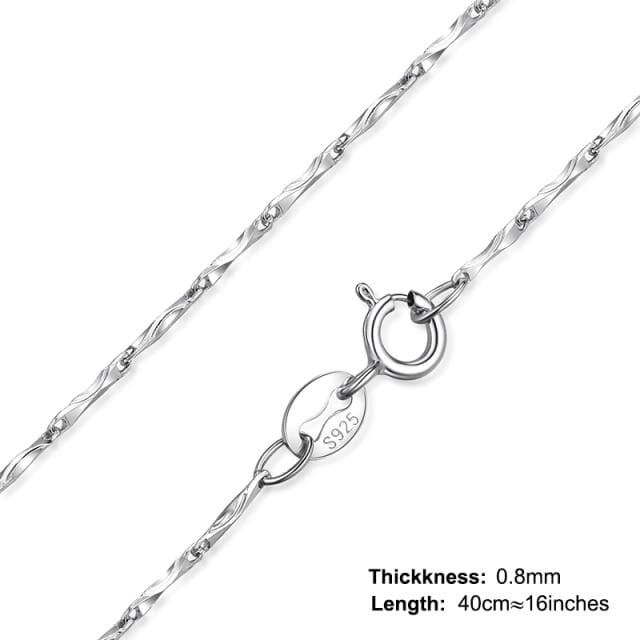 Genuine 925 Sterling Silver ChainChain