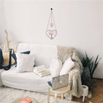 Natural Gemstone Tree of Life Feng Shui Heart Hanging OrnamentHome Decor