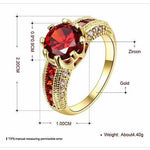 Ruby Gold Plated RingRing