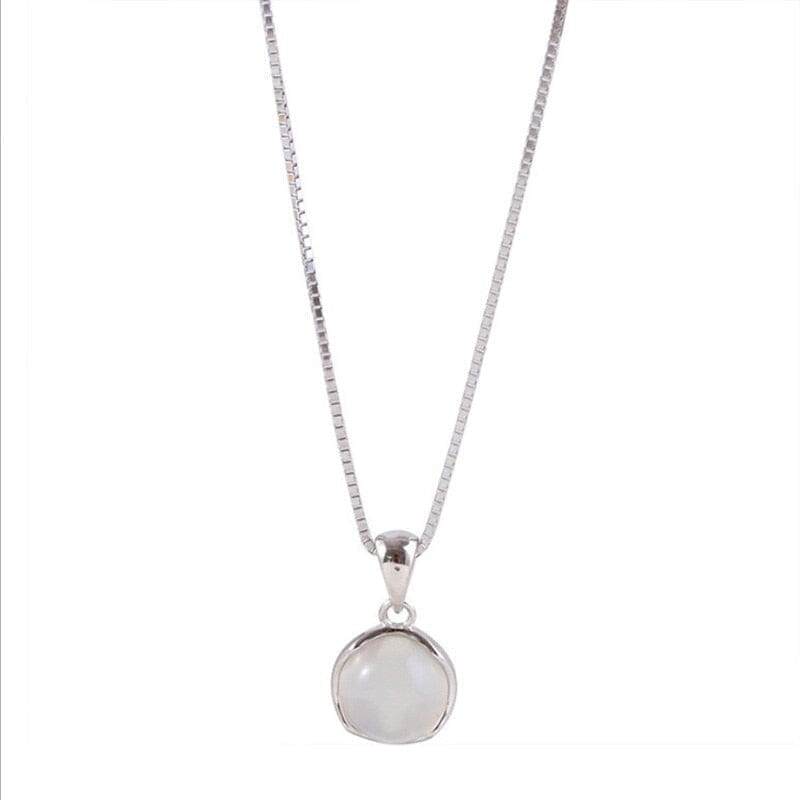 Choker Clavicle Moonstone Pendant NecklaceChoker