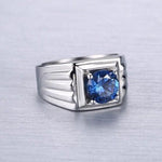 Quality Titanium Sapphire Jewelry Ring For MenRing