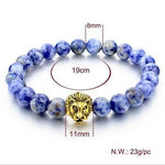 White Turquoise Buddhist Meditation Beads BraceletBracelet