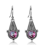 Adorable Rainbow Mystic Topaz Drop Earrings - 925 Sterling SilverEarrings