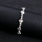 Silver Beaded Cross and Virgin Mary WWJD BraceletBracelet