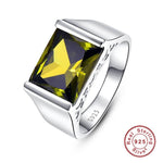 Elegant and Fashionable Peridot Stone Ring - 925 Sterling SilverRing