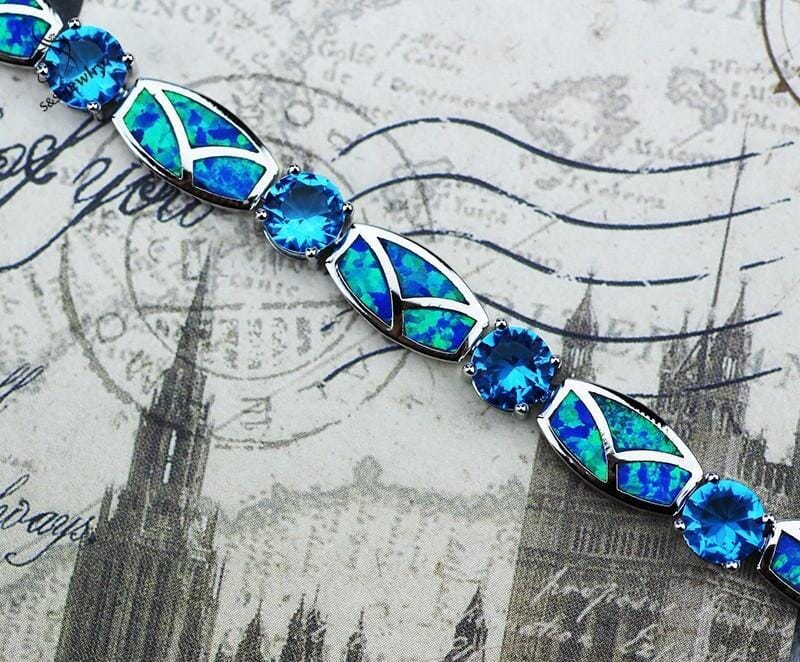 Fire Opal Charm BraceletBracelet