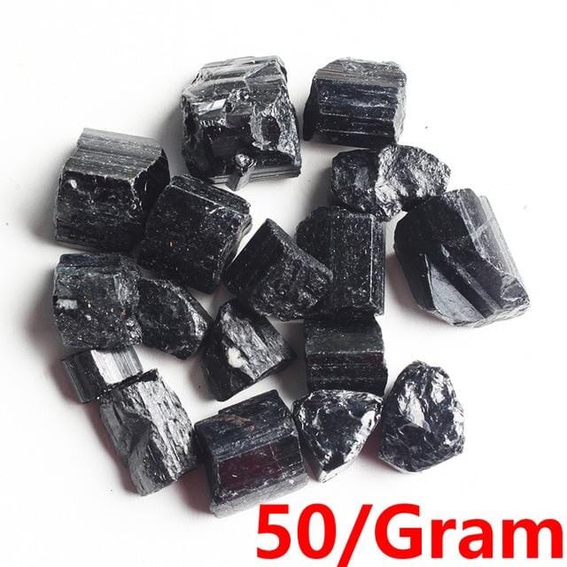 Black Tourmaline Healing StonesRaw Stone