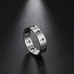 Hollow Cross Personality Punk Finger RingRing