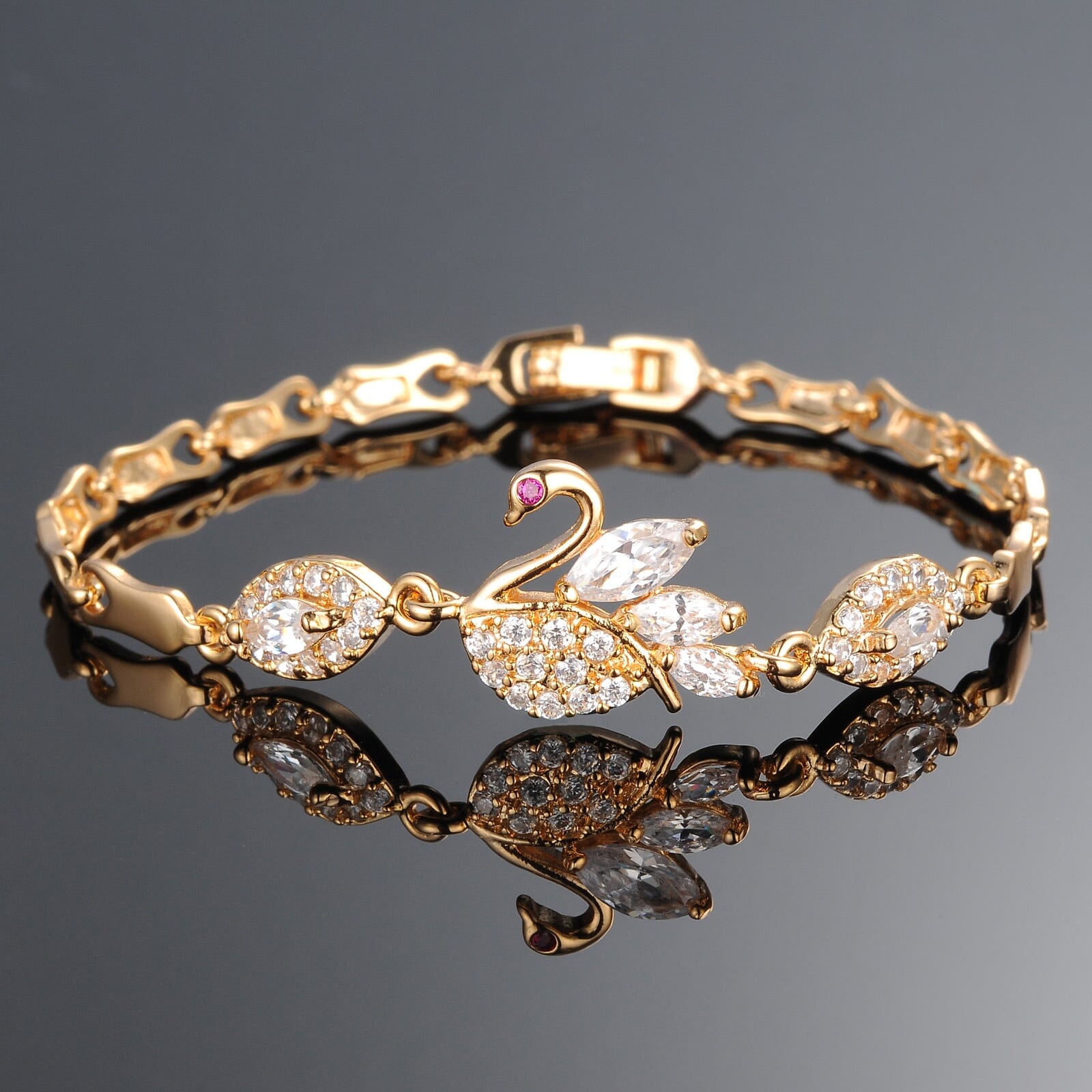 Swan Pave Crystal BraceletBracelet