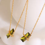 Summer Minimalist Peridot NecklaceNecklace