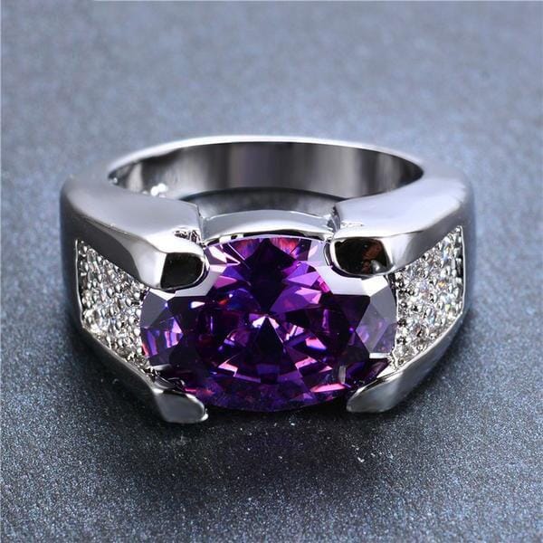 Amethyst White Gold RingRing