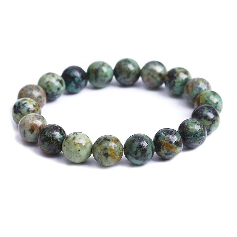 Natural Indian Labradorite Stone Round Beaded BraceletBracelet