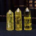 Natural Citrine Quartz Crystal WandRaw Stone