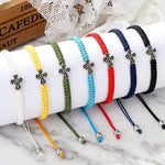WWJD Cross Adjustable Handmade Knots BraceletBracelet
