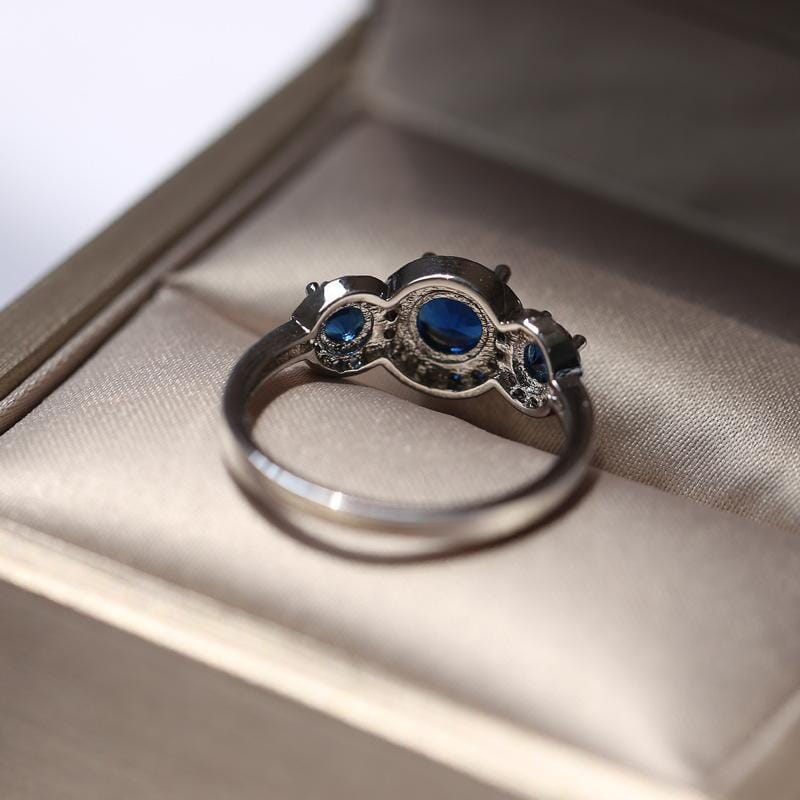 Magnificent Triad Sapphire RingRing