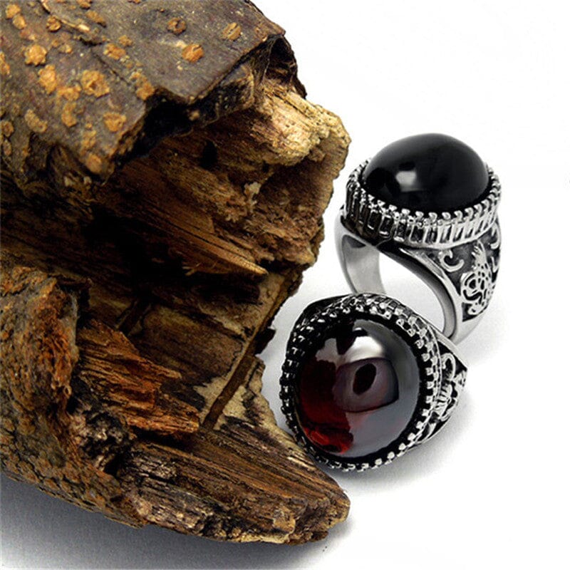 Agate Titanium Men RingRing