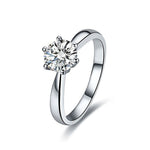 Classy Simulated Diamond Wedding RingRing