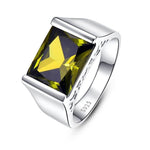 Elegant and Fashionable Peridot Stone Ring - 925 Sterling SilverRing6