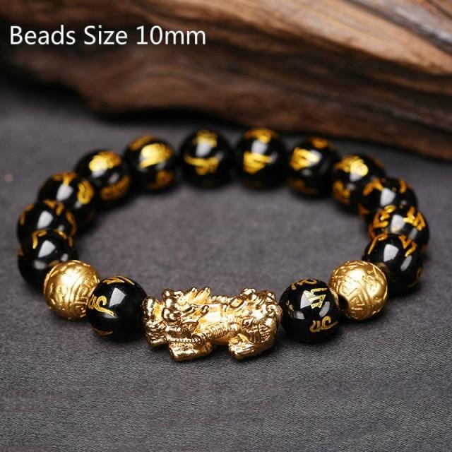Feng Shui Beads Obsidian Stone BraceletBracelet