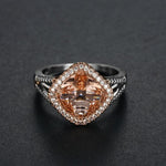 Morganite Oval Rose Gold RingRing