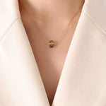 Summer Minimalist Peridot NecklaceNecklace