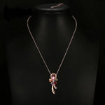 Love Knot Heart PendantNecklace
