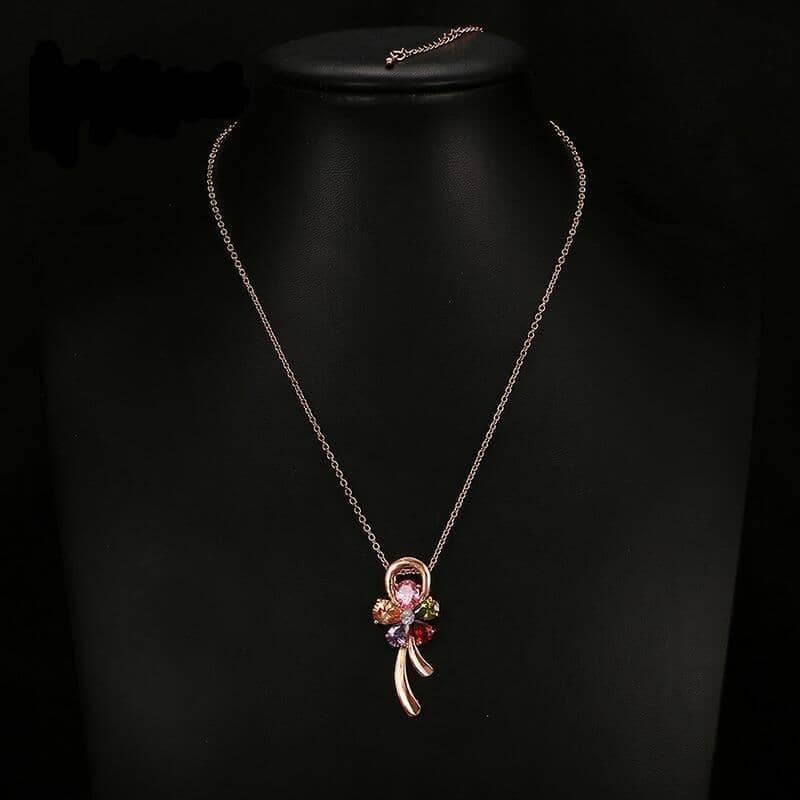 Love Knot Heart PendantNecklace