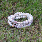 Natural Mala Beads Chakra Bracelet or NecklaceBracelet
